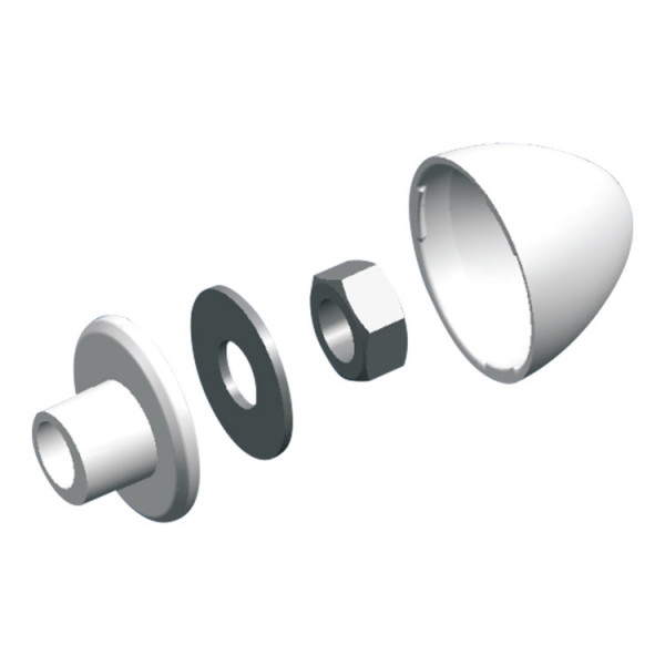 Accessorio BUAK M12 BIANCO per sanitari sospesi