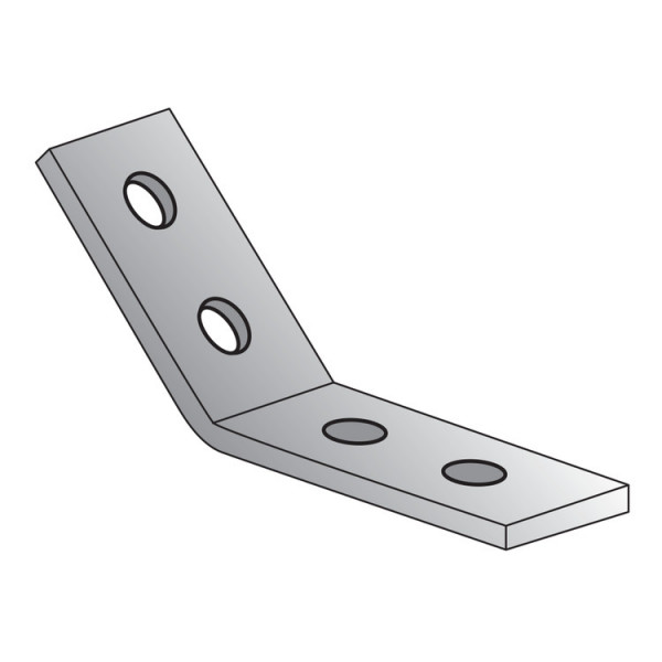 Staffa angolare FAF 4 45° (25 Pz.)